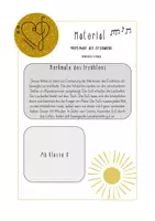 Vorschau - Arbeitsblätter - Merkmale des Erzählens - Bewegtes Lernen - Deckblatt