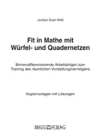 Vorschau - Unterrichtsreihen - Fit in Mathe mit Würfel- und Quadernetzen - Seite 1