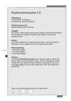 Vorschau - Arbeitsblätter - Kopfrechenimpulse 2.6 - Seite 1