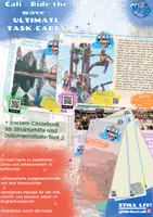 Vorschau - Arbeitsblätter - Kalifornien Task Cards - Aufgabenkarten für Stationenlernen / Lerntheke - Deckblatt
