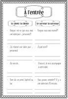Vorschau - Mal- und Bastelvorlagen - Booklet: Au restaurant (Dialogheft) - Seite 2