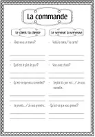 Vorschau - Mal- und Bastelvorlagen - Booklet: Au restaurant (Dialogheft) - Seite 3