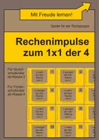 Vorschau - Arbeitsblätter - Rechenimpulse zum 1x1 der 4 - Deckblatt