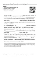 Vorschau - Arbeitsblätter - Arbeitsblätter zum Thema "Haben Männer immer das Sagen?" + Lösung & MP3 + - Deckblatt