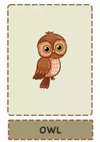 Vorschau - Bildkarten - Forest Animals/ Waldtiere – English Vocabulary Flashcards & Word Cards - Seite 1