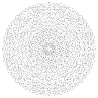 Vorschau - Arbeitsblätter - Mandala Ausmalbild 3 Motive XXL Poster - Seite 1