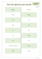Vorschau - Arbeitsblätter - FALTÜBUNGEN: Adjective or Adverb? (2 Versionen: Partnerarbeit und eigenständiges Üben) - Seite 3