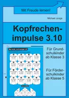 Vorschau - Arbeitsblätter - Kopfrechenimpulse 3.10 - Deckblatt