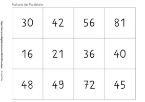 Vorschau - Arbeitsblätter - Halloween - Mathepuzzle Einmaleins - Seite 3