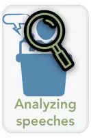 Vorschau - Merkblätter - Analysing (political) speeches - umfangreicher method sheet (inkl. feedback sheets) - Deckblatt