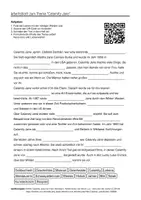 Vorschau - Arbeitsblätter - Arbeitsblätter zum Thema "Calamity Jane" + Lösung & MP3 + - Deckblatt
