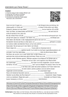 Vorschau - Arbeitsblätter - Arbeitsblätter zum Thema "Rosen" + Lösung & MP3 + Mindmap + Infografik - Deckblatt