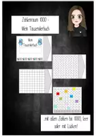 Vorschau - Unterrichtsreihen - Zahlenraum 1000 - Mein Tausenderbuch - Deckblatt