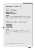 Vorschau - Arbeitsblätter - Kopfrechenimpulse 3.14 - Seite 1