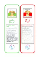 Vorschau - Fördermaterial/Inklusion - DOGS & KIDS Arbeitsmaterilalien Hunderegeln Fächerkarte - Seite 1