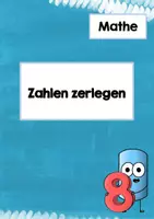Vorschau - Fördermaterial/Inklusion - Klettmappe - Zahlzerlegung 8 - Deckblatt