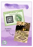 Vorschau - Stationenlernen - Dinosaurier digitaler Steckbrief - Augmented Reality TESTVERSION - Deckblatt