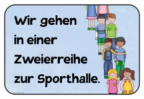 Vorschau - Poster - Regeln für den Sportunterricht - Seite 1