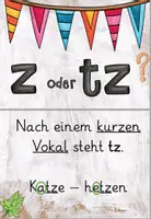 Vorschau - Arbeitsblätter - ck oder k , tz oder z - Materialpaket - Seite 2