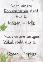 Vorschau - Arbeitsblätter - ck oder k , tz oder z - Materialpaket - Seite 3