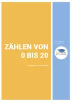 Vorschau - Bildkarten - Zahlen von o bis 20 auf englisch - Deckblatt