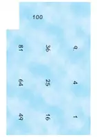 Vorschau - Anderer Materialtyp - Quadratzahlen von 1x1 bis 20x20 und Umkehraufgaben, Karteikarten, gratis! - Seite 2