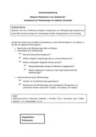 Vorschau - Arbeitsblätter - Klausurersatzleistung: Werbeanzeige religiöse Elemente - Deckblatt