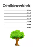 Vorschau - Arbeitsblätter - Wir erstellen ein Herbarium - Seite 1
