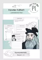 Vorschau - Arbeitsblätter - Künstler-Faltheft: Leonardo da Vinci (Renaissance) - Deckblatt