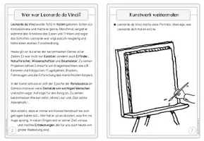 Vorschau - Arbeitsblätter - Künstler-Faltheft: Leonardo da Vinci (Renaissance) - Seite 2