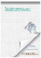 Vorschau - Unterrichtsreihen - Wert-Dossier "Selbstvertrauen" - Deckblatt