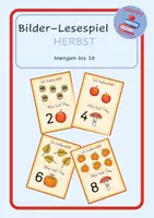 Vorschau - Spiele - Bilder-Lesespiel HERBST - Mengen bis 10 - Deckblatt