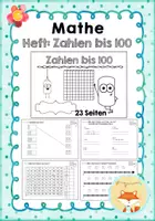 Vorschau - Arbeitsblätter - Übungsheft - Orientierung Zahlenraum 100 - Deckblatt