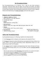 Vorschau - Merkblätter - Personenbeschreibung (Merkzettel) - Seite 1