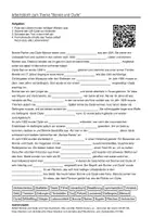 Vorschau - Arbeitsblätter - Arbeitsblätter zum Thema "Bonnie und Clyde" + Lösung & MP3 + - Deckblatt