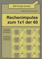 Vorschau - Arbeitsblätter - Rechenimpulse zum 1x1 der 60 - Deckblatt