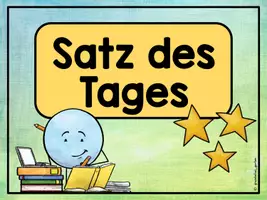 Vorschau - Präsentationen/Tafelbilder - Satz des Tages - Aufgabenkarten - Seite 2