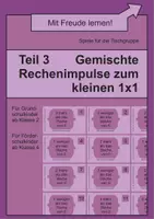 Vorschau - Arbeitsblätter - Gemischte Rechenimpulse zum kleinen 1x1 (3) - Deckblatt