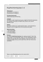 Vorschau - Arbeitsblätter - Kopfrechenimpulse 3.3 - Seite 1
