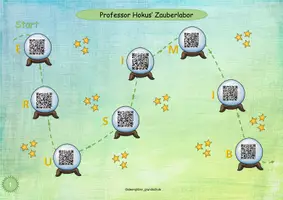 Vorschau - Arbeitsblätter - Hörspaziergang "In der Zauberschule" - Seite 3