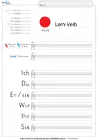 Vorschau - Arbeitsblätter - Lernwörter - Nomen, Adjektiv, Verb - PDFs editierbar! - Seite 2
