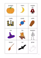 Vorschau - Arbeitsblätter - Sparpaket English words: Clothes, kitchen, Halloween, christmas, school and food - Seite 1