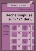 Vorschau - Arbeitsblätter - Rechenimpulse zum 1x1 der 8 - Deckblatt