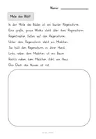 Vorschau - Arbeitsblätter - 10 Lese - Malblätter zum Thema Herbst - Seite 2