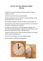 Vorschau - Mal- und Bastelvorlagen - Die Uhr mit den römischen Zahlen - Seite 2
