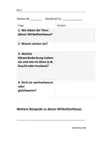 Vorschau - Stationenlernen - Forscherheft: Wirbeltierklassen - Seite 3