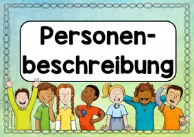 Vorschau - Unterrichtsreihen - Personenbeschreibung - Paket - Seite 1