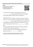Vorschau - Arbeitsblätter - Arbeitsblätter zum Thema "Raupen" + Lösung & MP3 + - Seite 2