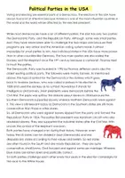 Vorschau - Arbeitsblätter - US elections 2020 / US-Wahlen - Seite 1