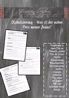 Vorschau - Arbeitsblätter - Filmfragen inkl. Lösungen zum Film "Das schmutzige Geschäft mit der Jeans" (Globalisierung) - Deckblatt